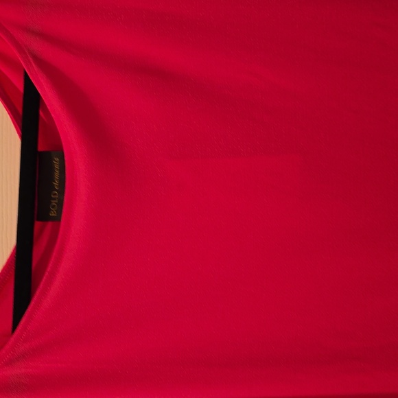 BOLD ELEMENTS BRAND WOMENS PLUS SIZE PINK "COLD SHOULDER" TOP SIZE 3X - Picture 6 of 16